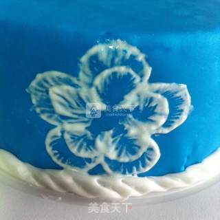 Frosted Fondant Cake recipe