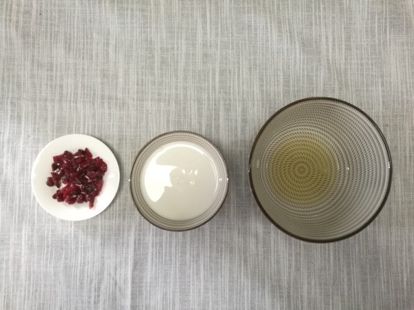 Cranberry Double Skin Milk recipe