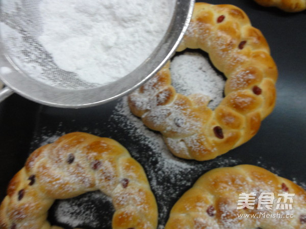 Christmas Wreath Bread recipe