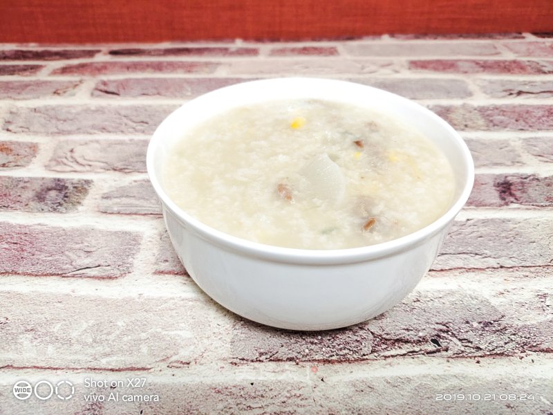 Carrot, Winter Melon, Corn and Lean Pork Congee