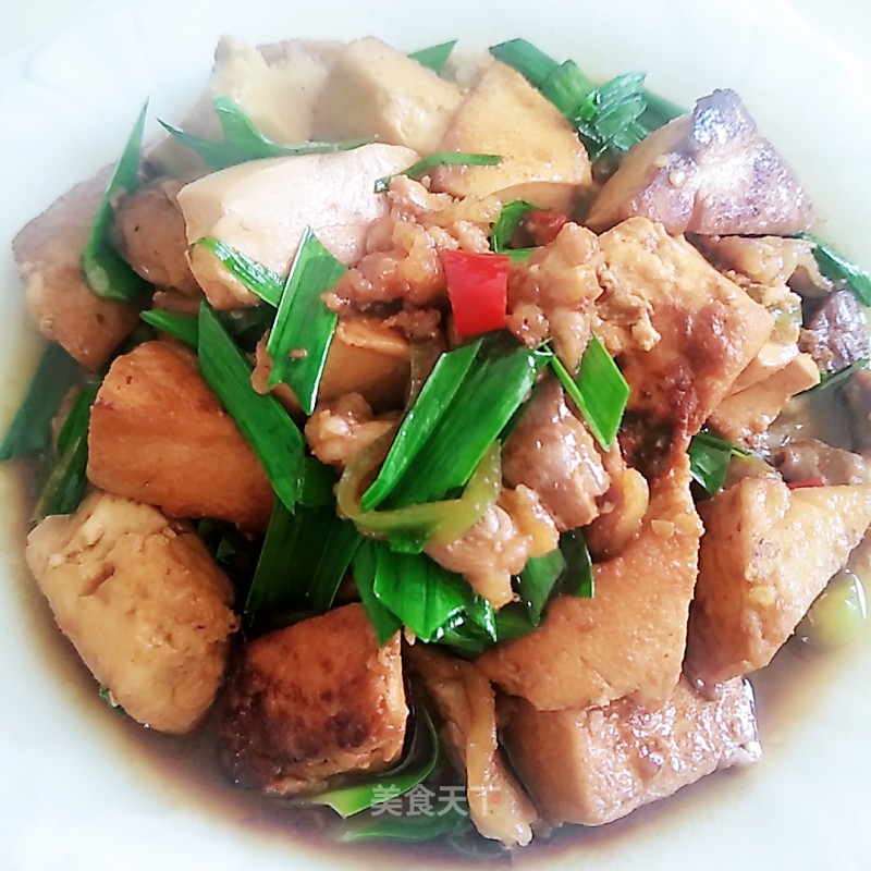 Fried Pork with Tofu recipe