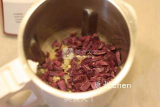 Purple Sweet Potato Barley and White Fungus Soup recipe
