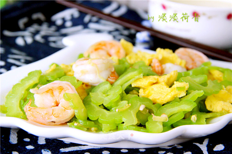 Bitter Gourd Shrimp Eggs recipe