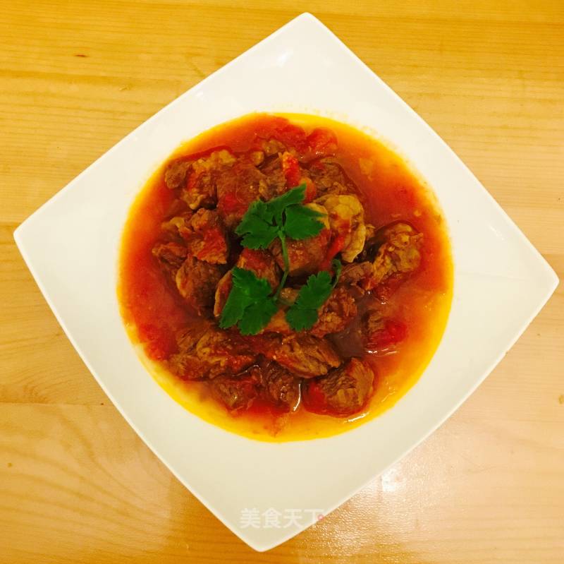 Stewed Beef Brisket with Tomatoes