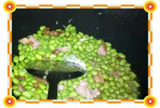 [xinhe Seasoning] Trial Report-----stir-fried Edamame with Sliced Pork in Home Cooking recipe