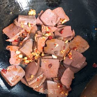 Braised Duck Blood recipe