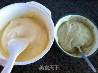 Matcha Pattern Chiffon Cake recipe