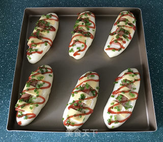Chive Ham Cheese Bread recipe