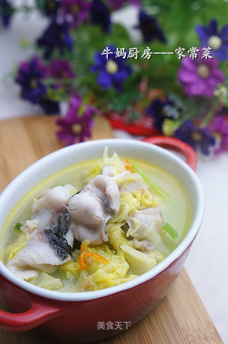Spicy Cabbage Fish Fillet Soup recipe