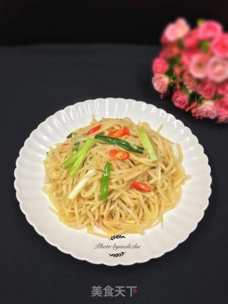 Hot and Sour Potato Shreds recipe