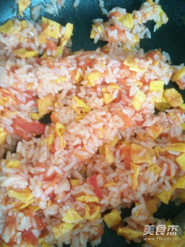 Fried Rice with Tomato and Egg recipe