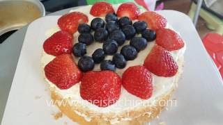 Double Berry Naked Cake recipe