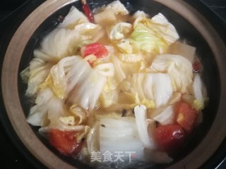 Chinese Cabbage Stewed Noodles recipe