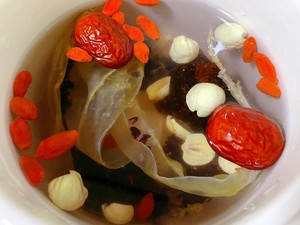 ❗️must Eat After Childbirth❗️blood Glutinous Rice Lotus Seed Flower Glue Porridge (blood Repair for Pregnant Women) recipe