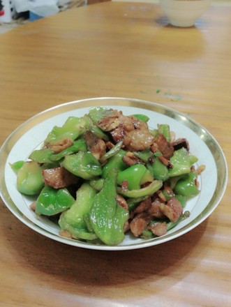 Stir-fried Pork with Green Peppers recipe