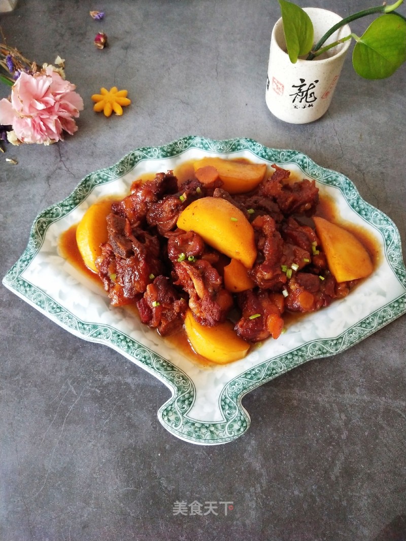 Apple Sweet and Sour Pork Ribs recipe