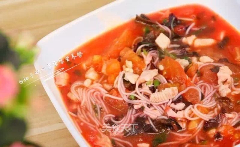 Baby Nutrition Meal-pink Chicken Noodles recipe