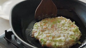 Shrimp Mixed Okonomiyaki recipe