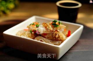 Steamed Long Lee Fish with Garlic Vermicelli recipe