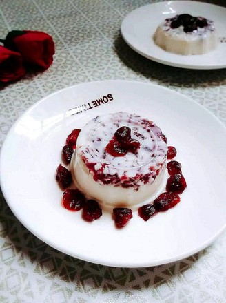 Milk Cranberry Pudding recipe