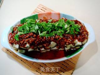 Eggplant Strips with Fish-flavored Meat Sauce recipe