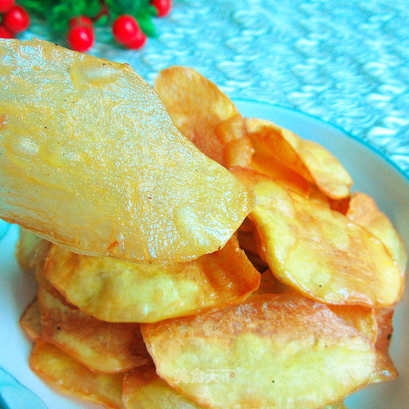 Self-made Snacks-potato Chips recipe