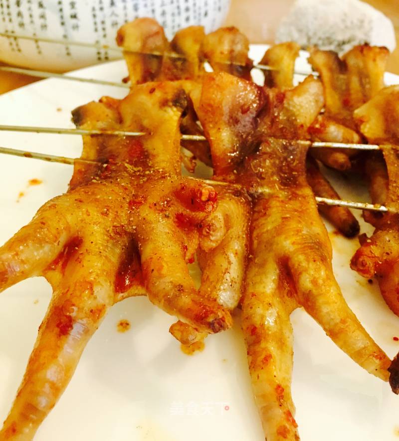 Grilled Chicken Feet in The Oven recipe