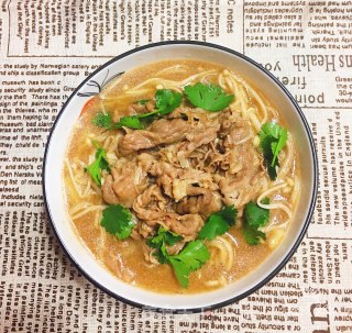 Enoki Mushroom Beef Soup recipe