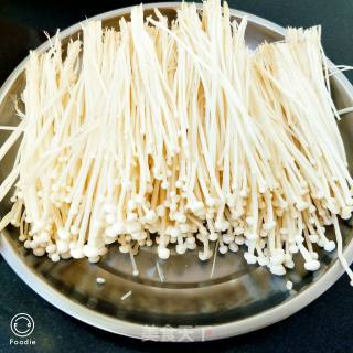 Cumin Spicy Enoki Mushroom recipe