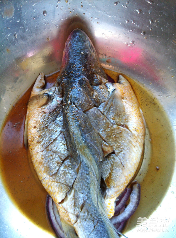 Grilled Whole Fish with Spicy Tempeh recipe