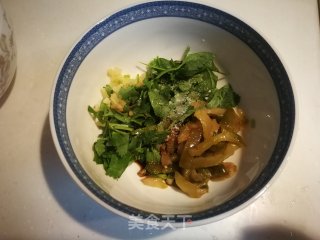 Enoki Mushroom and Mustard Egg Drop Soup recipe