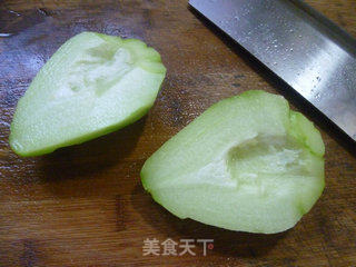 Stir-fried Chayote with Fragrant Dried Pork Belly recipe