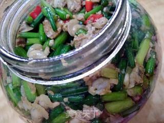 Pickled Clam Meat with Leek Flower recipe