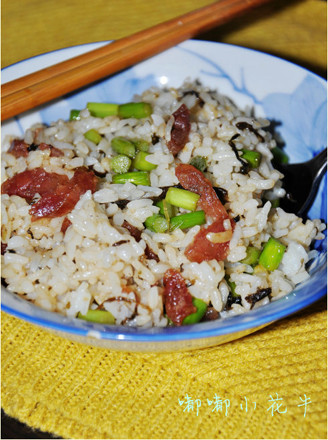 Fried Rice with Sausage and Garlic recipe
