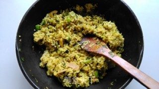 Curry Meatball Fried Rice recipe