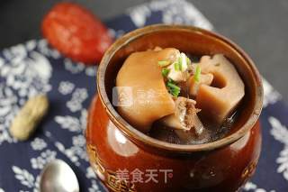 Calla Lily Lotus Root Soup recipe