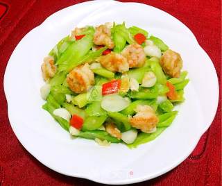Celery and Lily Shrimp recipe