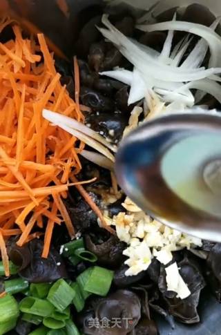 Cold Fungus Mixed Vegetables recipe