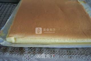 #aca烤明星大赛#papaya Jam Cake Roll recipe