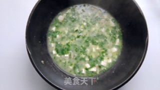 Shepherd's Purse Shrimp Tofu Soup recipe