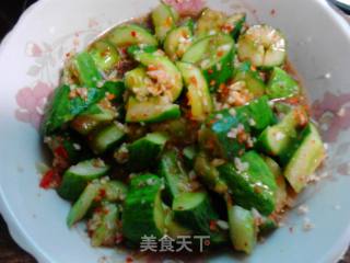 Hand Pat Cucumber recipe