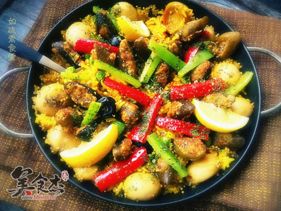 Spanish Seafood Paella recipe