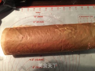 Red Velvet Cake Roll# Oven美食# recipe