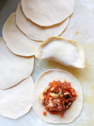 Beef, Carrot and Mushroom Dumplings🥟 recipe