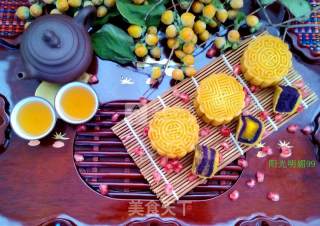 Purple Sweet Potato Mooncake recipe