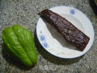 Stir-fried Chayote with Sauce recipe