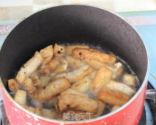 Healthy Vegetables in Spring-oyster Sauce Tofu Pot recipe