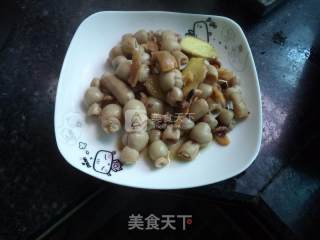 Cuttlefish Steamed Small Intestine recipe