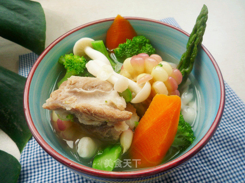 Pork Ribs Soup with Mixed Vegetables recipe