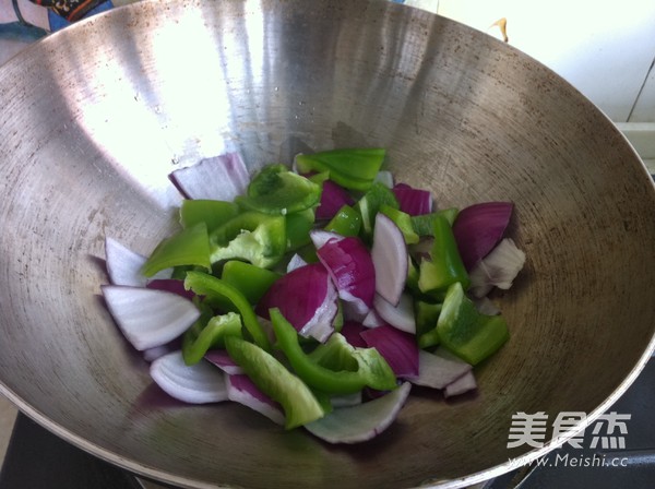 Tofu with Green Peppers and Green Onions recipe